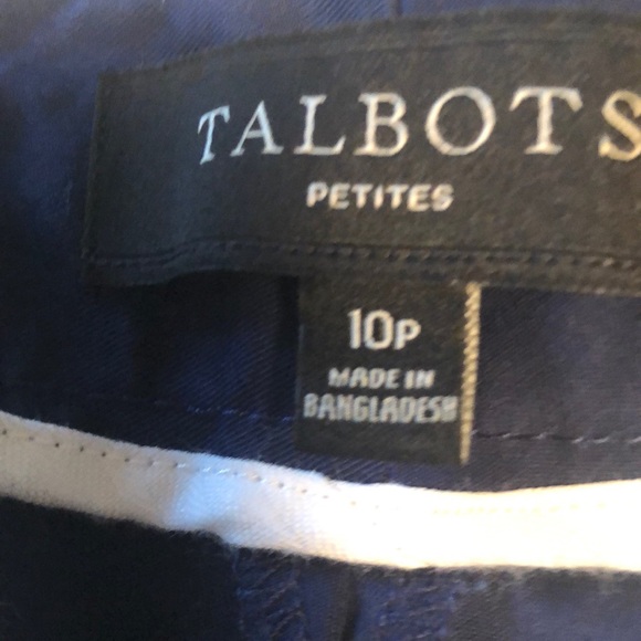 Talbots blue capris, Size 10 p, great condition - Picture 4 of 4